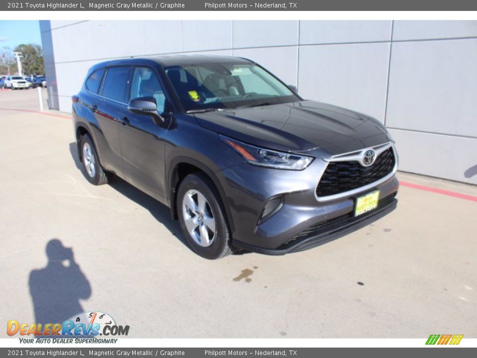 2021 Toyota Highlander L Magnetic Gray Metallic / Graphite Photo #2