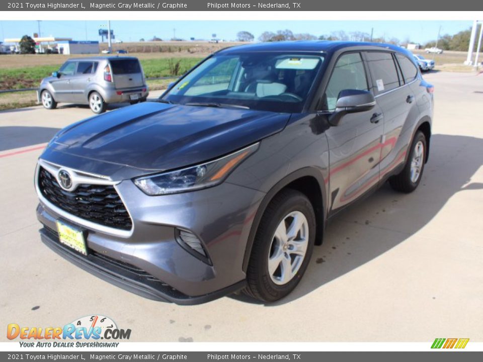 2021 Toyota Highlander L Magnetic Gray Metallic / Graphite Photo #4