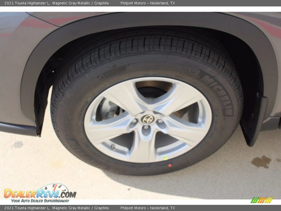 2021 Toyota Highlander L Magnetic Gray Metallic / Graphite Photo #5