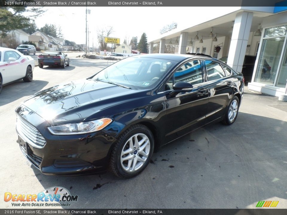 2016 Ford Fusion SE Shadow Black / Charcoal Black Photo #1