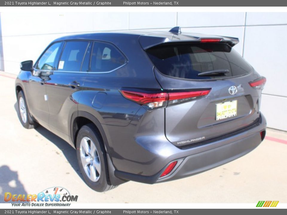 2021 Toyota Highlander L Magnetic Gray Metallic / Graphite Photo #6