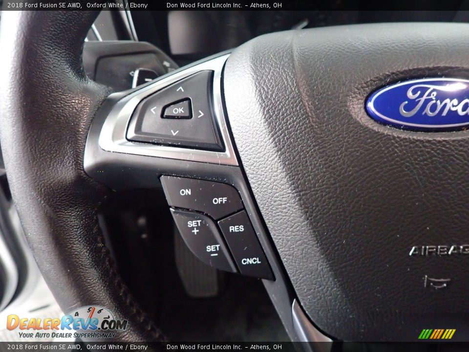 2018 Ford Fusion SE AWD Steering Wheel Photo #30