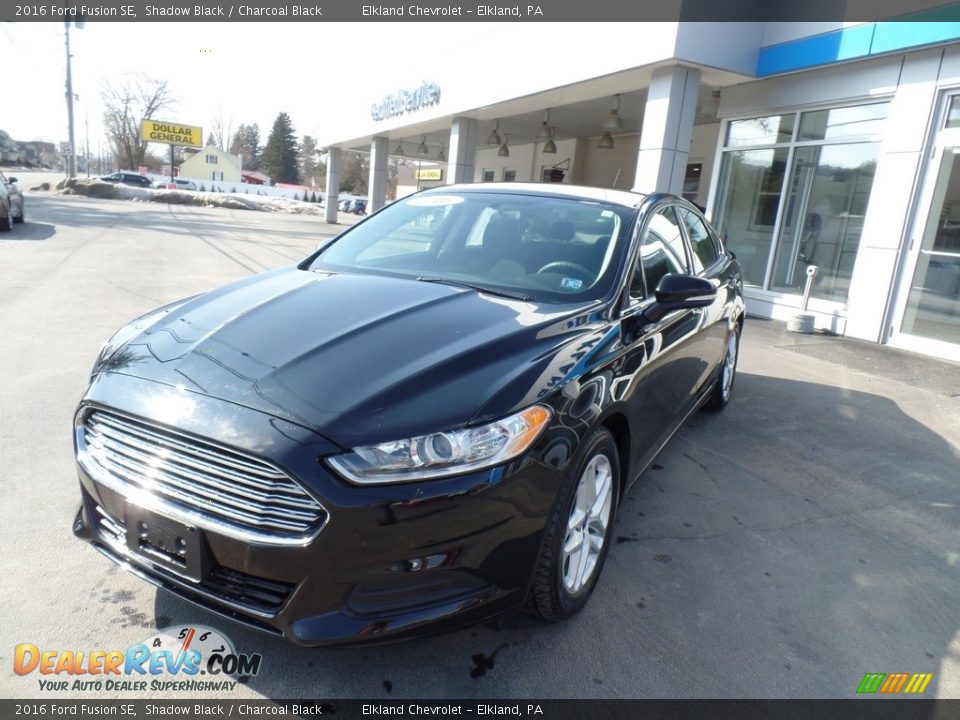 2016 Ford Fusion SE Shadow Black / Charcoal Black Photo #2