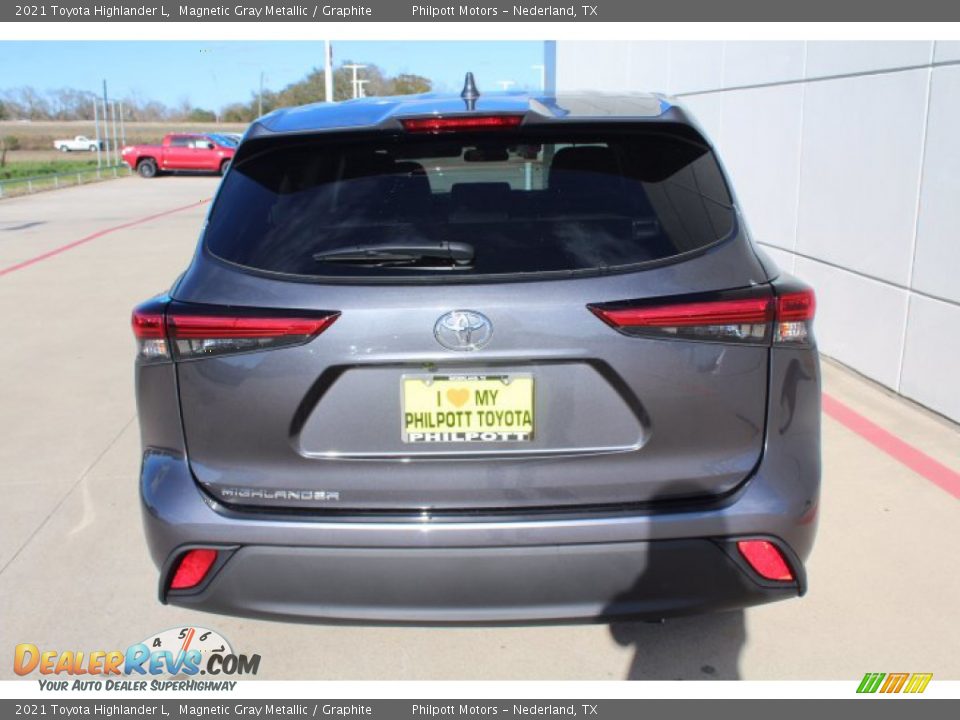 2021 Toyota Highlander L Magnetic Gray Metallic / Graphite Photo #7