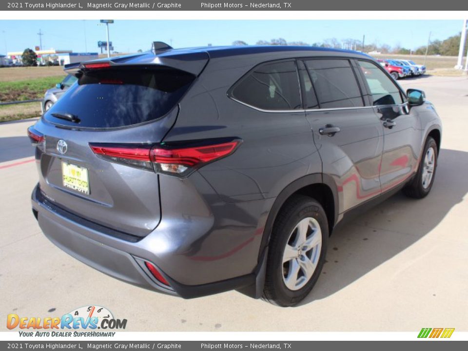 2021 Toyota Highlander L Magnetic Gray Metallic / Graphite Photo #8
