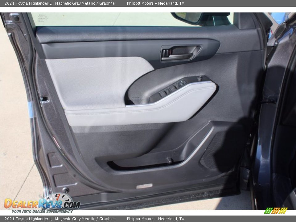 2021 Toyota Highlander L Magnetic Gray Metallic / Graphite Photo #9