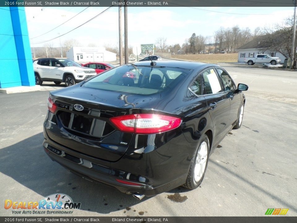 2016 Ford Fusion SE Shadow Black / Charcoal Black Photo #8