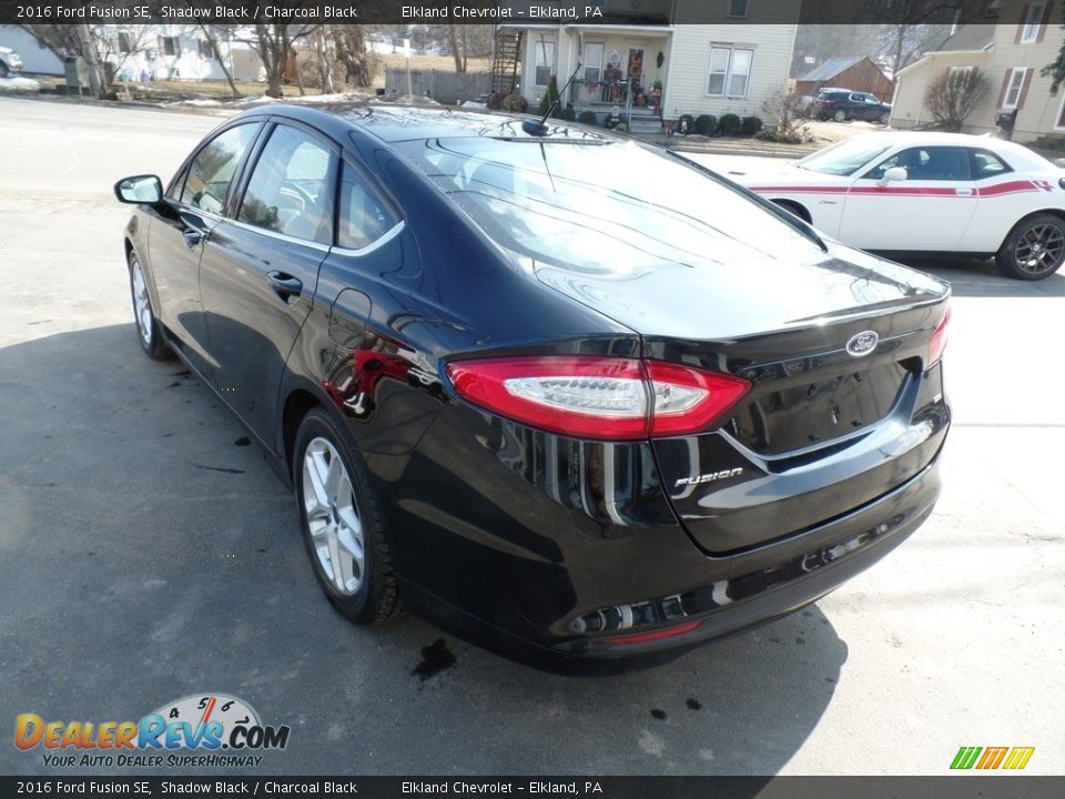 2016 Ford Fusion SE Shadow Black / Charcoal Black Photo #10