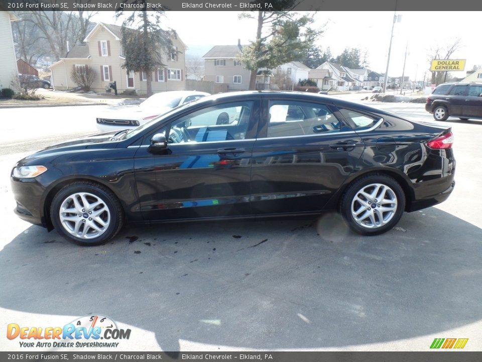 2016 Ford Fusion SE Shadow Black / Charcoal Black Photo #11