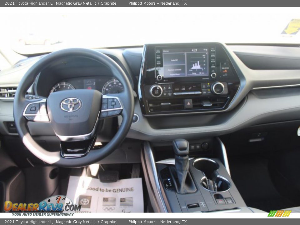 2021 Toyota Highlander L Magnetic Gray Metallic / Graphite Photo #21