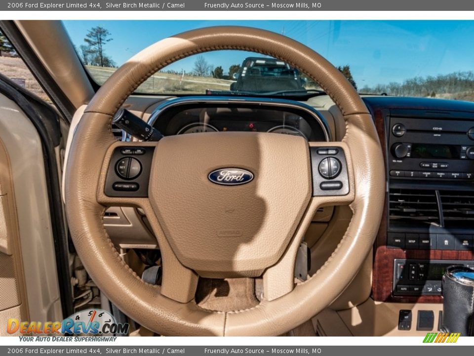 2006 Ford Explorer Limited 4x4 Silver Birch Metallic / Camel Photo #34