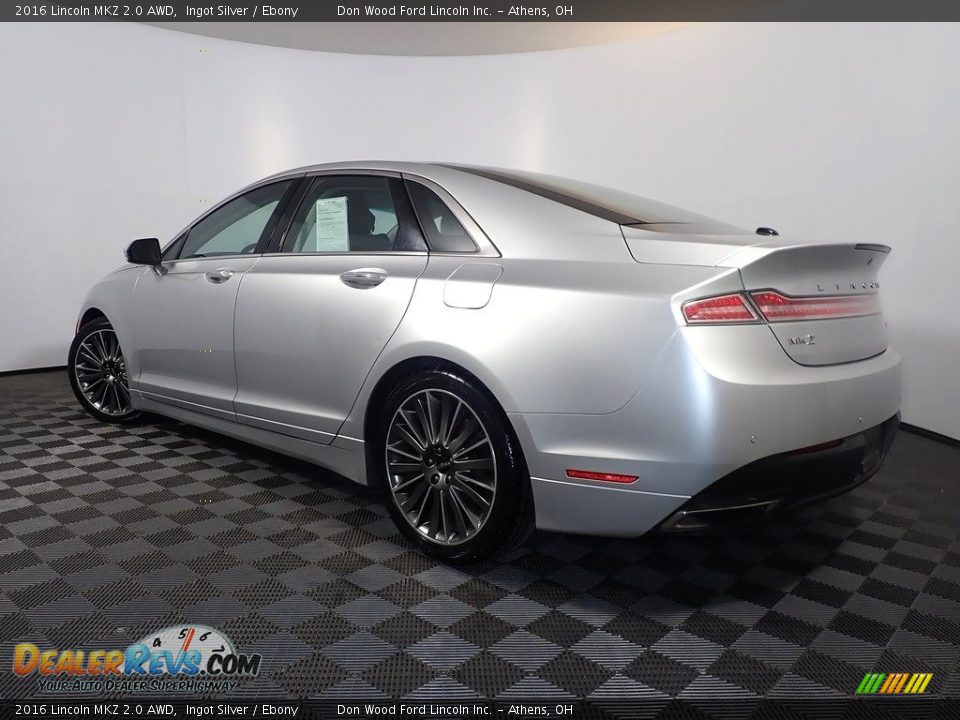 2016 Lincoln MKZ 2.0 AWD Ingot Silver / Ebony Photo #13