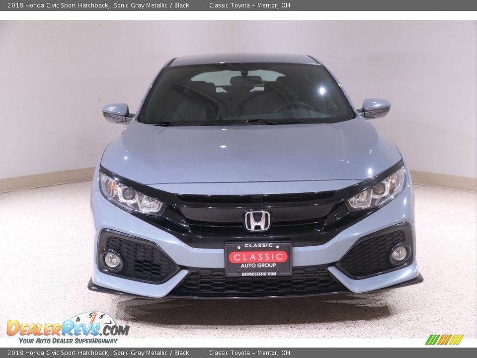 2018 Honda Civic Sport Hatchback Sonic Gray Metallic / Black Photo #2