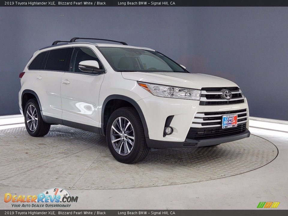 2019 Toyota Highlander XLE Blizzard Pearl White / Black Photo #1