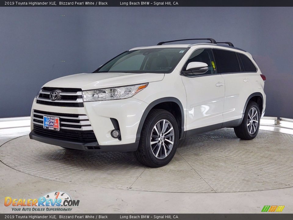 2019 Toyota Highlander XLE Blizzard Pearl White / Black Photo #3