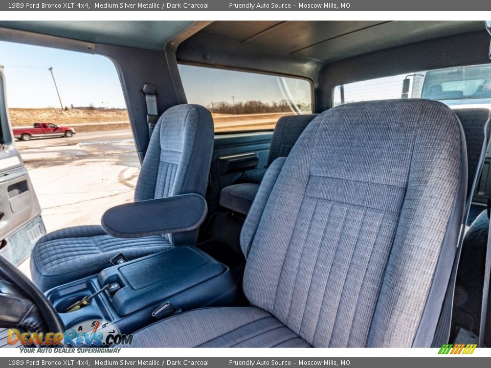 Front Seat of 1989 Ford Bronco XLT 4x4 Photo #18