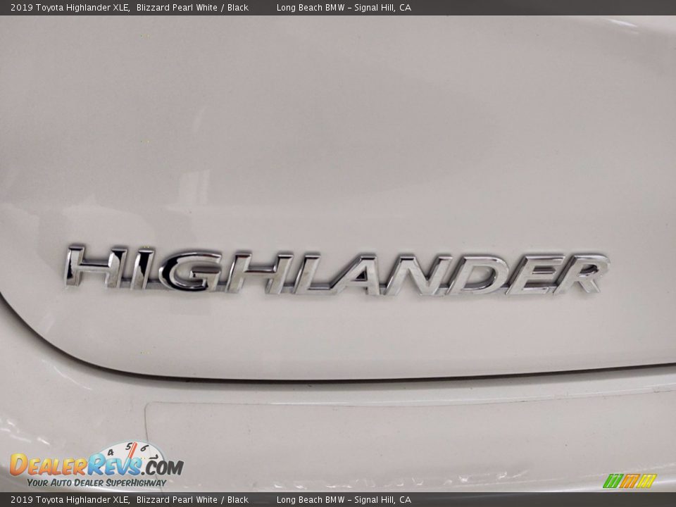 2019 Toyota Highlander XLE Blizzard Pearl White / Black Photo #11