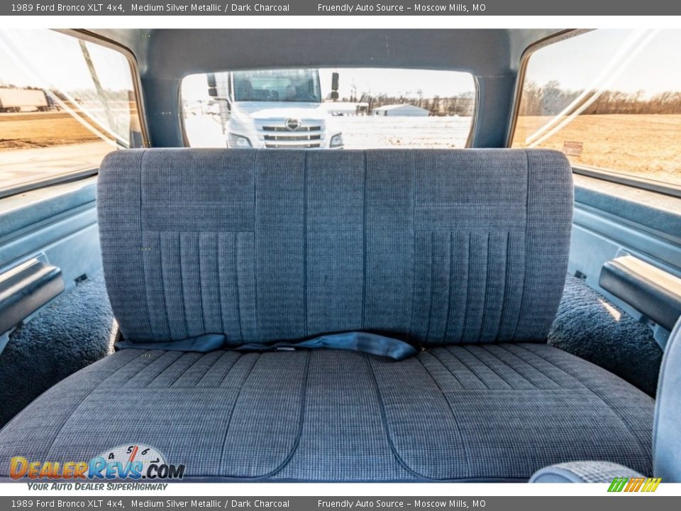 Rear Seat of 1989 Ford Bronco XLT 4x4 Photo #22
