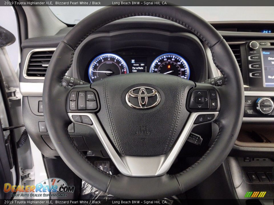 2019 Toyota Highlander XLE Blizzard Pearl White / Black Photo #18