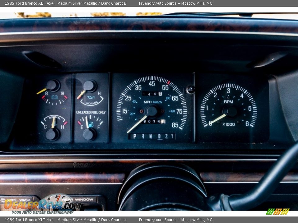 1989 Ford Bronco XLT 4x4 Gauges Photo #33
