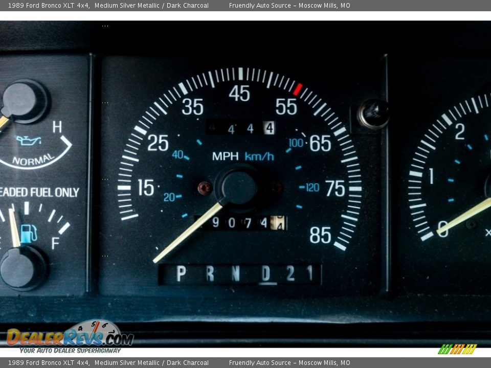 1989 Ford Bronco XLT 4x4 Gauges Photo #34