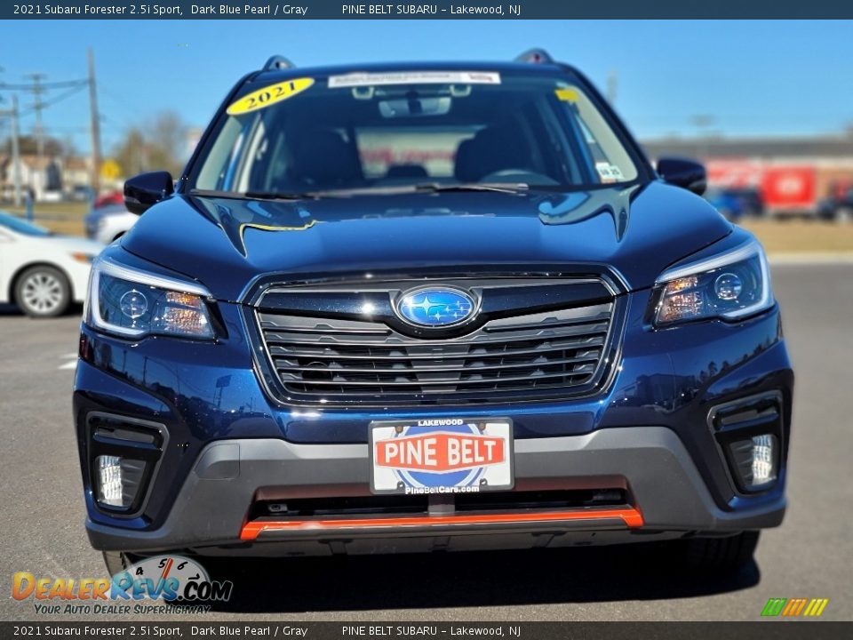 2021 Subaru Forester 2.5i Sport Dark Blue Pearl / Gray Photo #13