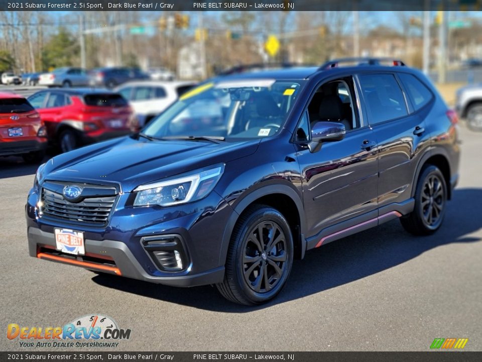 2021 Subaru Forester 2.5i Sport Dark Blue Pearl / Gray Photo #15