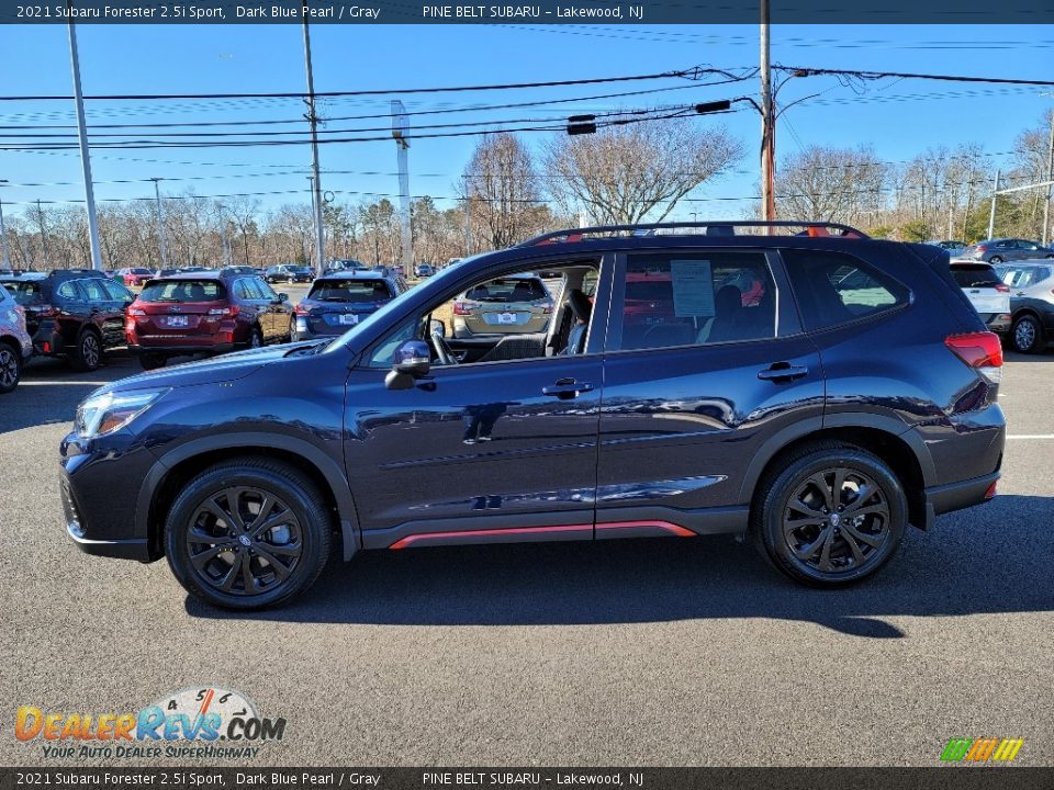 2021 Subaru Forester 2.5i Sport Dark Blue Pearl / Gray Photo #16