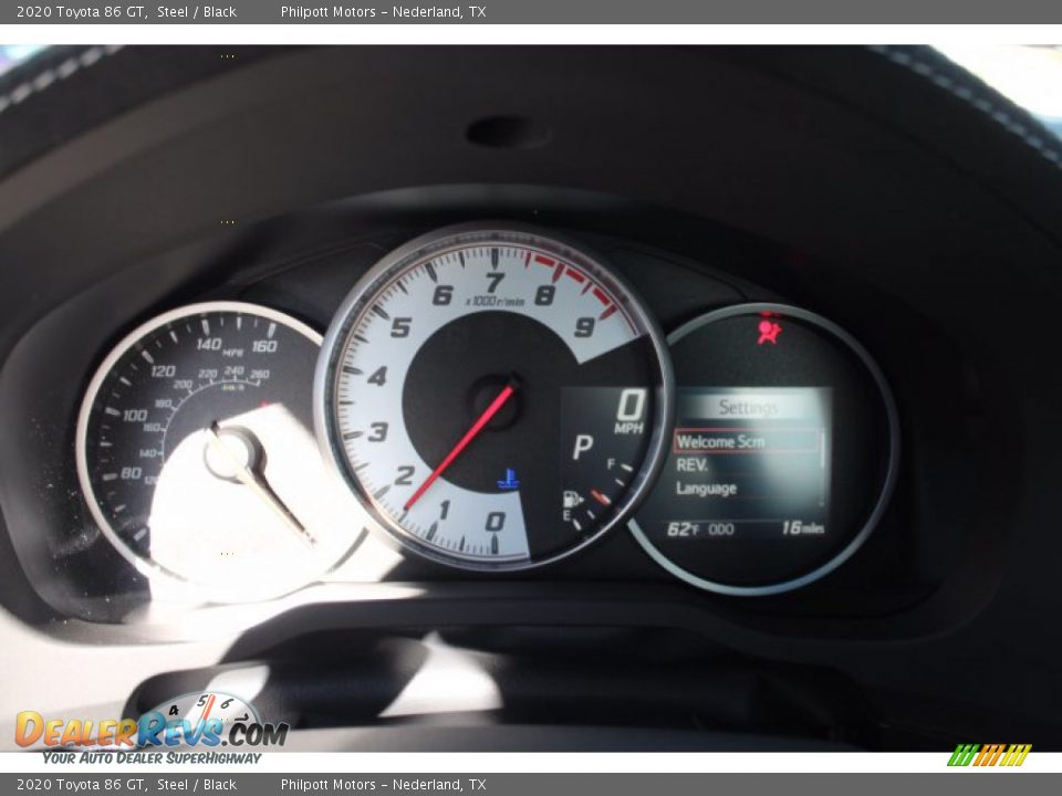 2020 Toyota 86 GT Gauges Photo #14