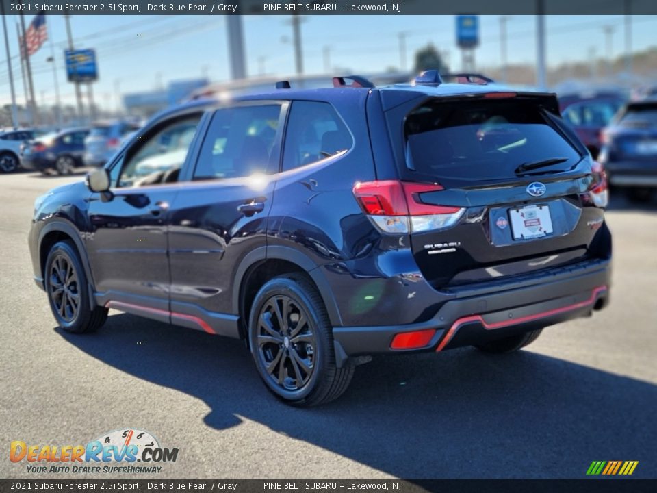 2021 Subaru Forester 2.5i Sport Dark Blue Pearl / Gray Photo #18