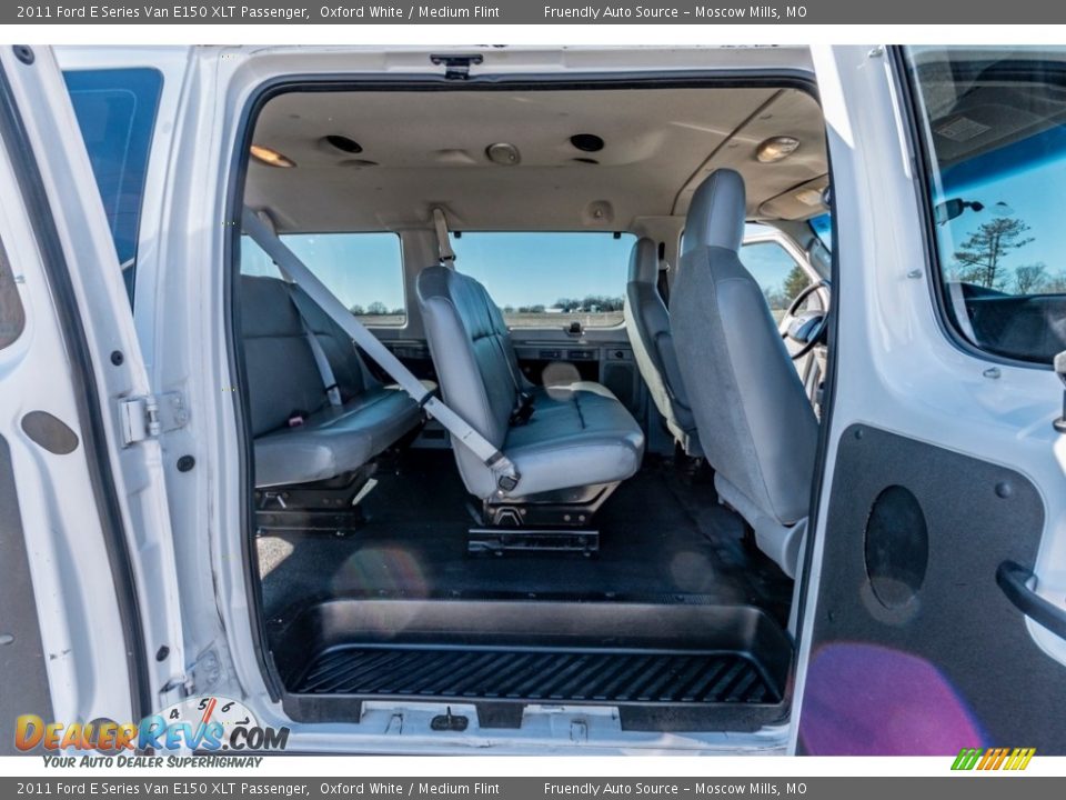 Rear Seat of 2011 Ford E Series Van E150 XLT Passenger Photo #24