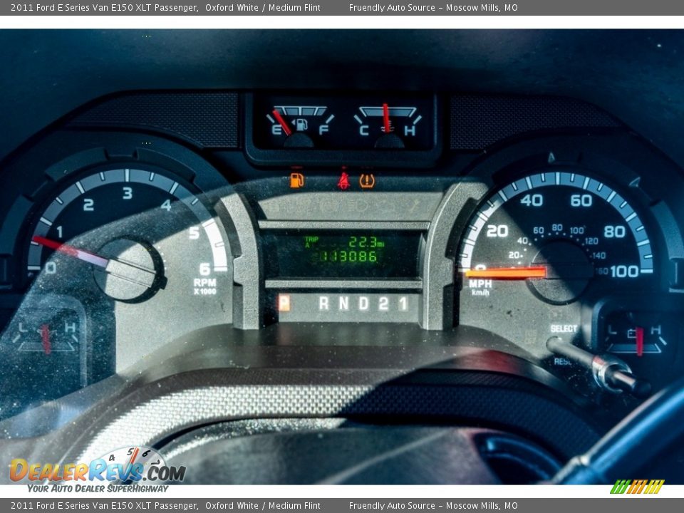 2011 Ford E Series Van E150 XLT Passenger Gauges Photo #36