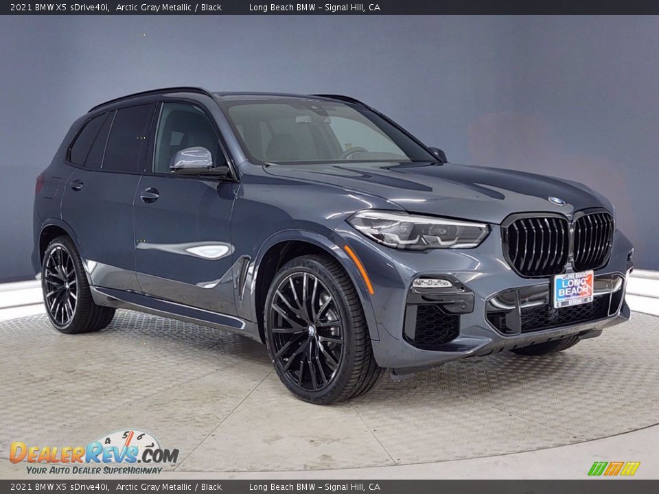 2021 BMW X5 sDrive40i Arctic Gray Metallic / Black Photo #1