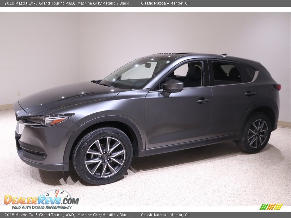 2018 Mazda CX-5 Grand Touring AWD Machine Gray Metallic / Black Photo #3