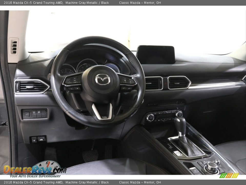 2018 Mazda CX-5 Grand Touring AWD Machine Gray Metallic / Black Photo #6