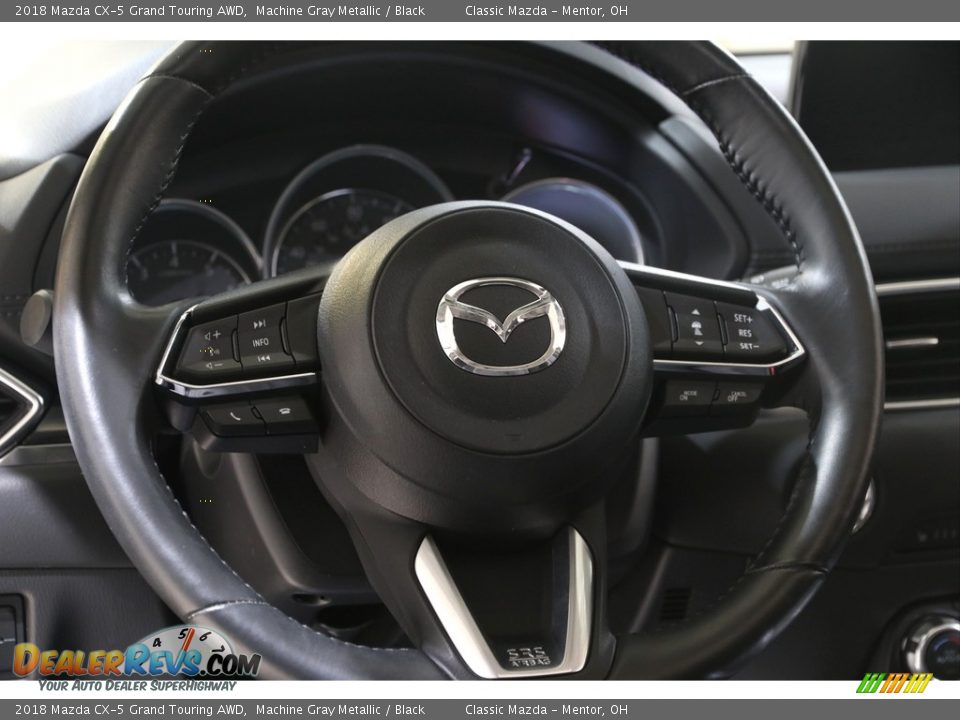 2018 Mazda CX-5 Grand Touring AWD Machine Gray Metallic / Black Photo #7