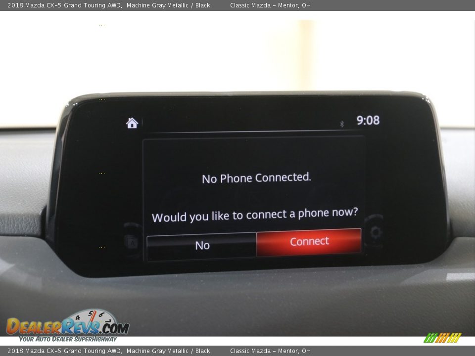 2018 Mazda CX-5 Grand Touring AWD Machine Gray Metallic / Black Photo #11
