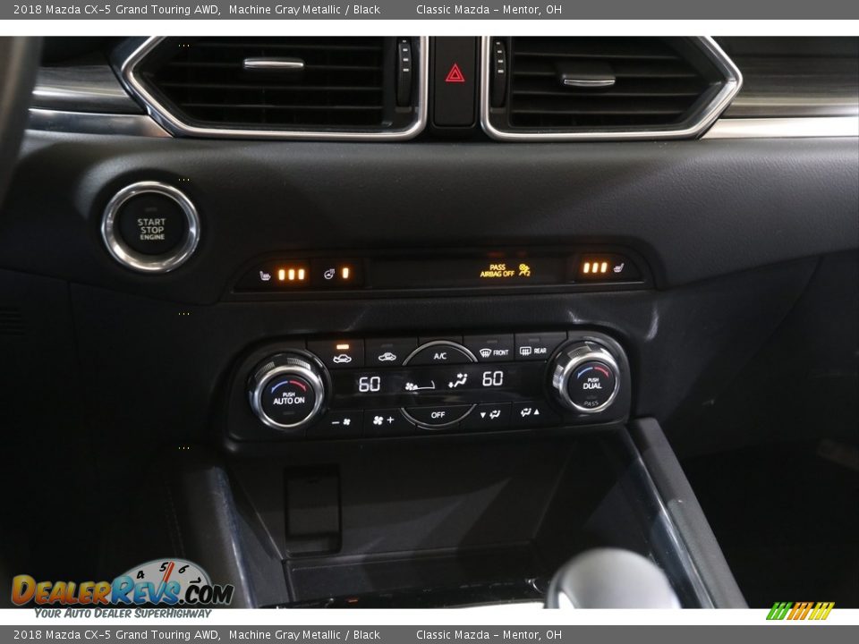 2018 Mazda CX-5 Grand Touring AWD Machine Gray Metallic / Black Photo #13