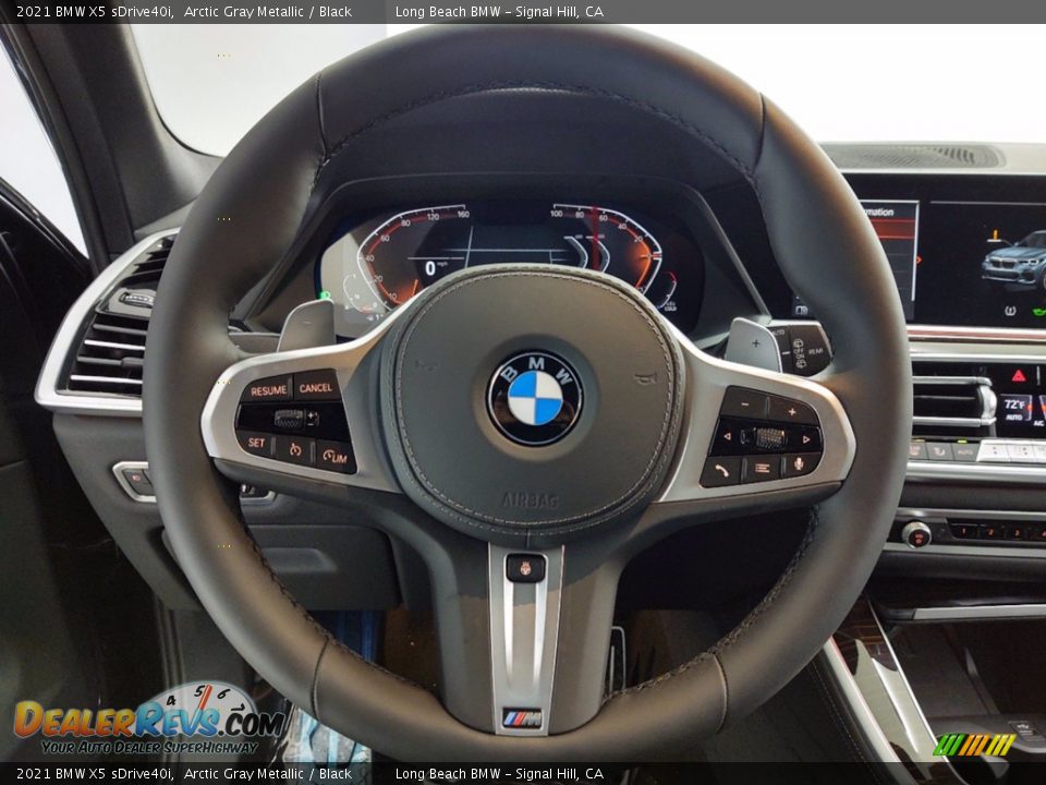 2021 BMW X5 sDrive40i Arctic Gray Metallic / Black Photo #14
