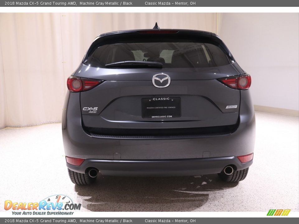 2018 Mazda CX-5 Grand Touring AWD Machine Gray Metallic / Black Photo #19