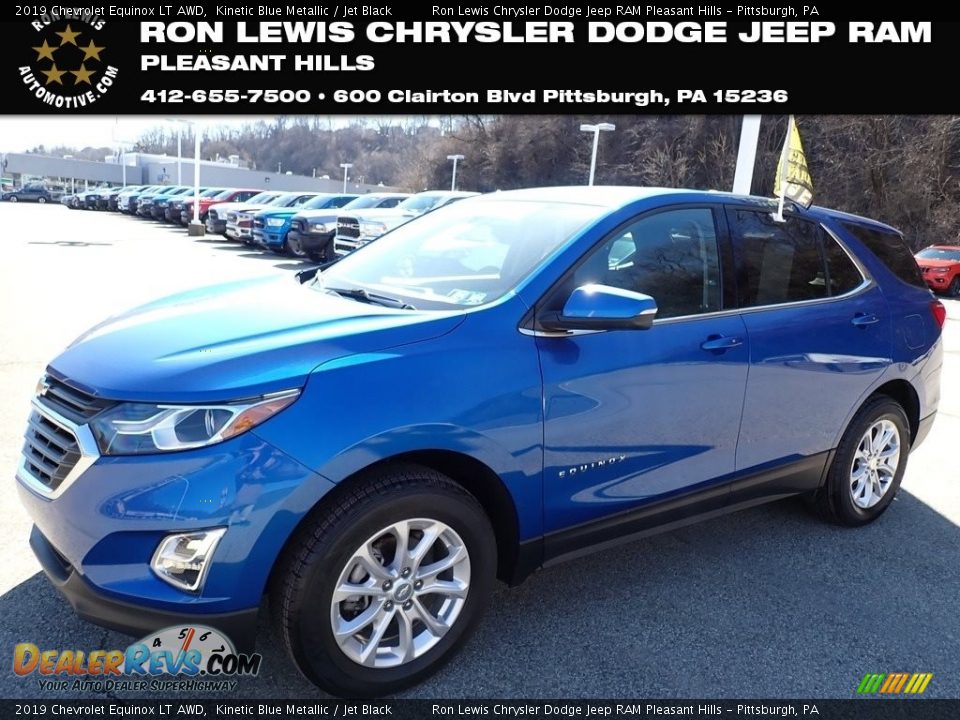 2019 Chevrolet Equinox LT AWD Kinetic Blue Metallic / Jet Black Photo #1