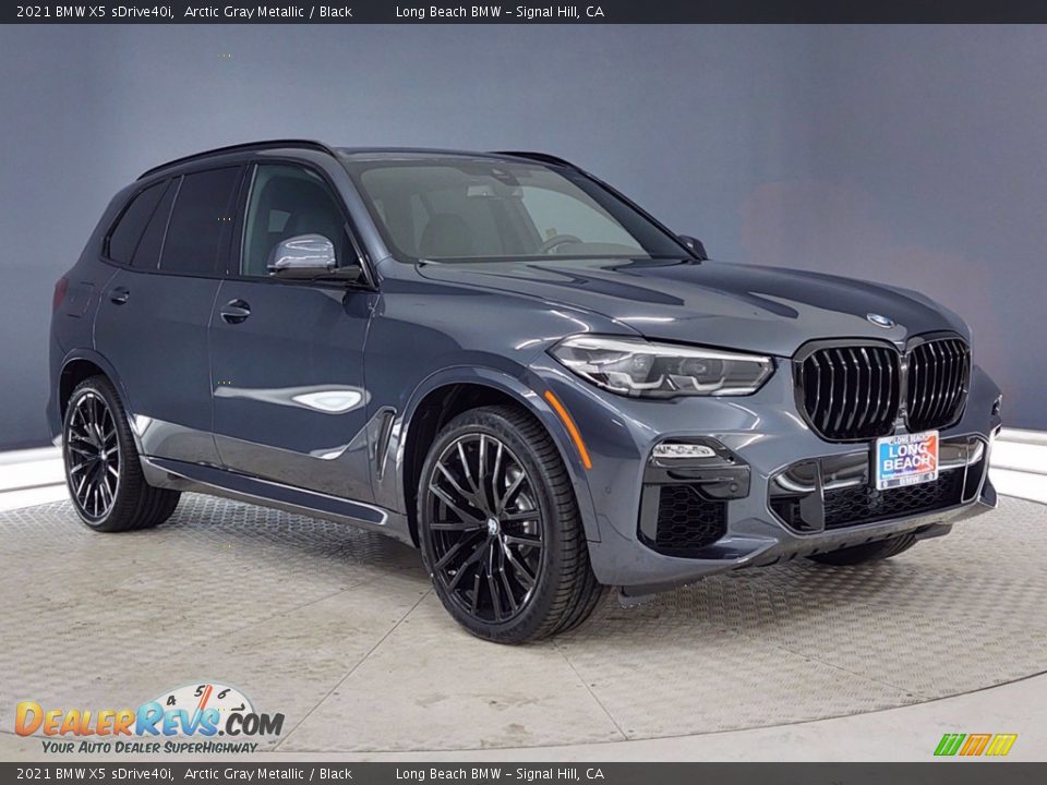 2021 BMW X5 sDrive40i Arctic Gray Metallic / Black Photo #26