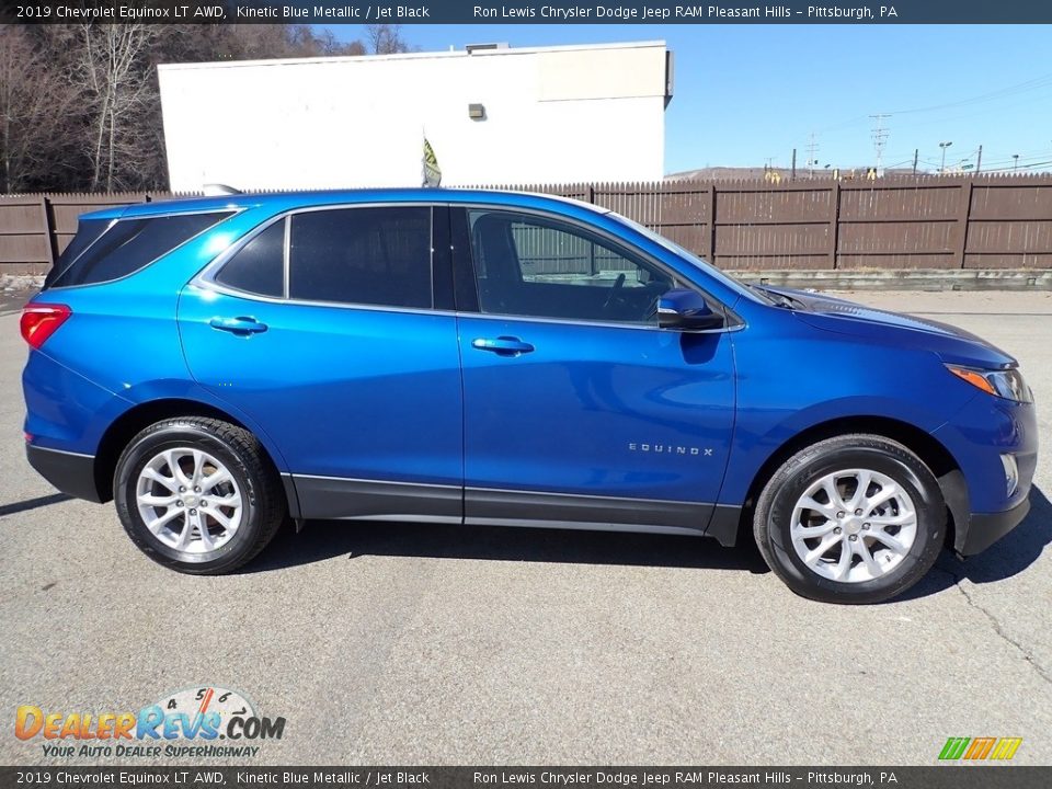 2019 Chevrolet Equinox LT AWD Kinetic Blue Metallic / Jet Black Photo #7