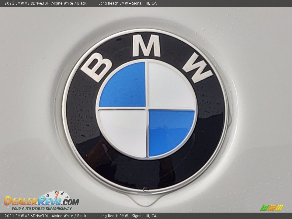 2021 BMW X3 sDrive30i Alpine White / Black Photo #5