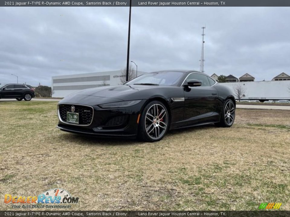 2021 Jaguar F-TYPE R-Dynamic AWD Coupe Santorini Black / Ebony Photo #1