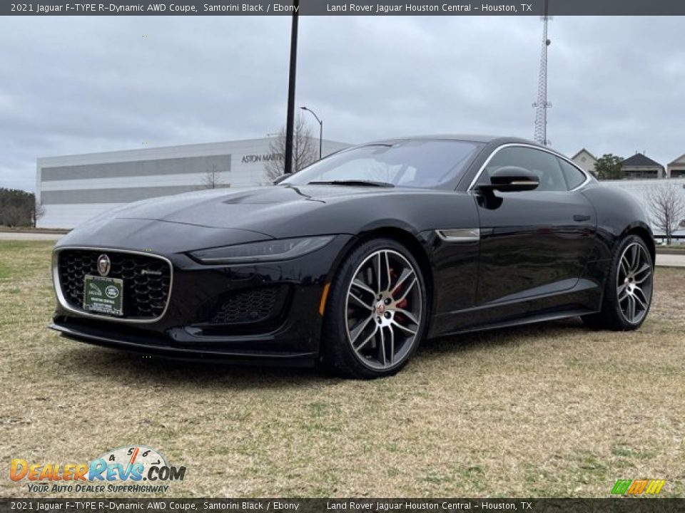 Front 3/4 View of 2021 Jaguar F-TYPE R-Dynamic AWD Coupe Photo #2