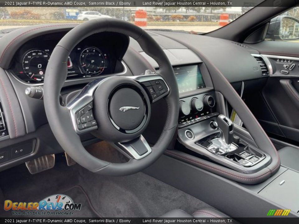 Dashboard of 2021 Jaguar F-TYPE R-Dynamic AWD Coupe Photo #5