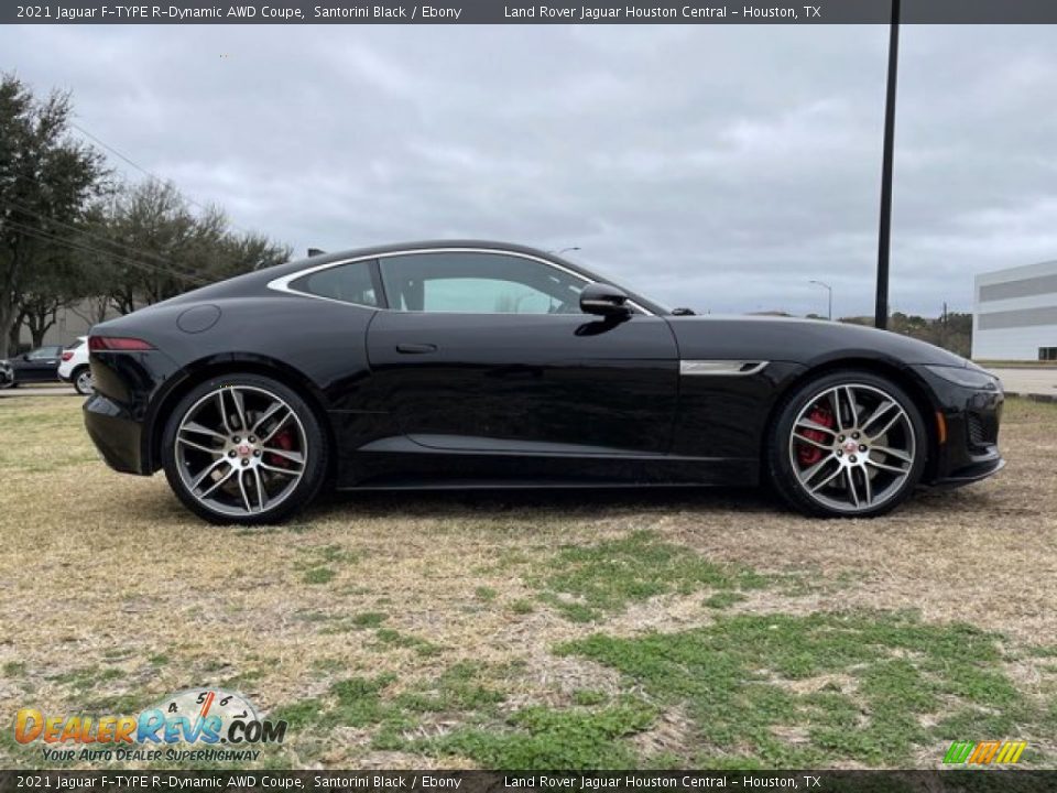 Santorini Black 2021 Jaguar F-TYPE R-Dynamic AWD Coupe Photo #7