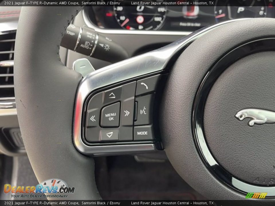 2021 Jaguar F-TYPE R-Dynamic AWD Coupe Steering Wheel Photo #14