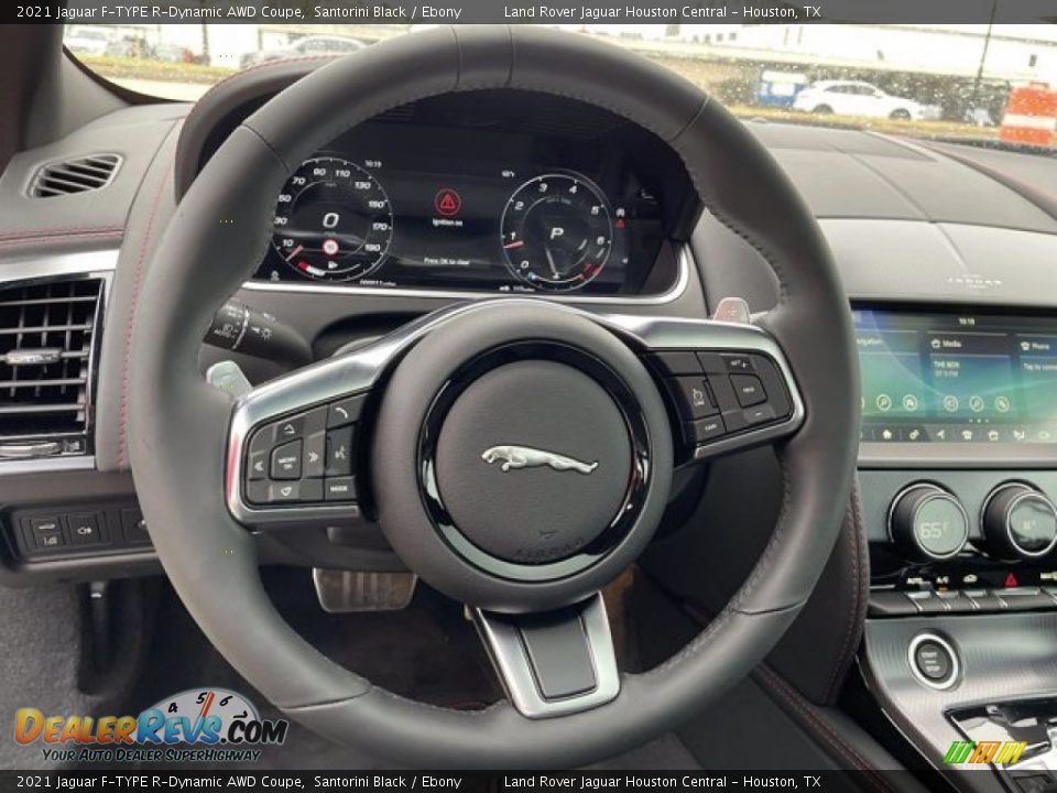 2021 Jaguar F-TYPE R-Dynamic AWD Coupe Steering Wheel Photo #16